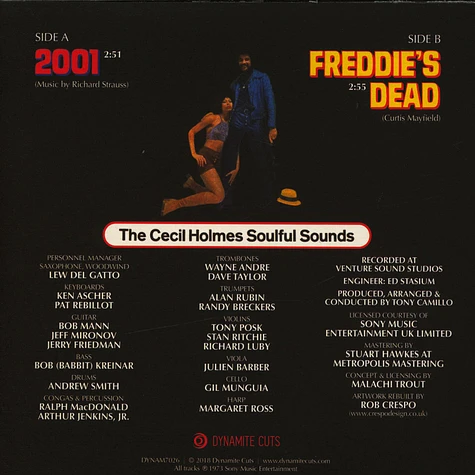 The Cecil Holmes Soulful Sounds - 2001 / Freddie's Dead