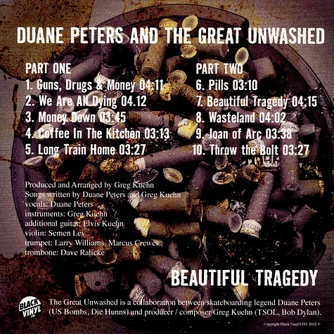 Duane Peters and The Great Unwashed - Beautiful Tragedy