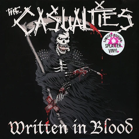 The Casualties - Written In Blood Splattered Vinyl Edition