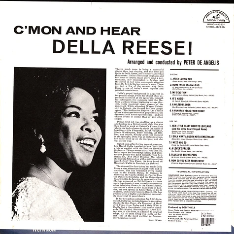 Della Reese - C'Mon And Hear