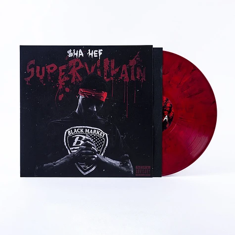 Sha Hef - Super Villain Clear & Red Marbled Vinyl Edition