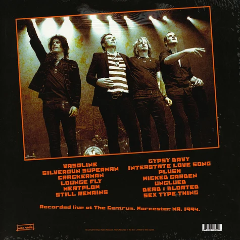 Stone Temple Pilots - Live At The Centrum Worchester 1994