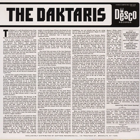 Daktaris - Soul Explosion Colored Vinyl Edition