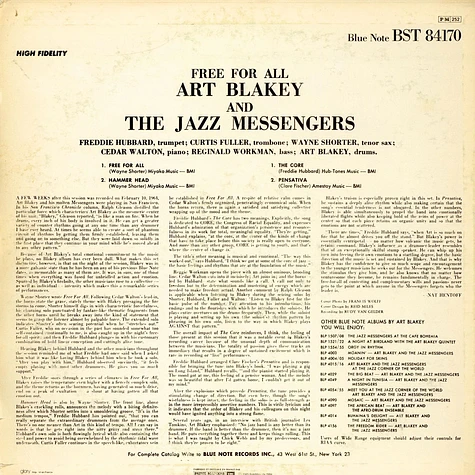 Art Blakey & The Jazz Messengers - Free For All