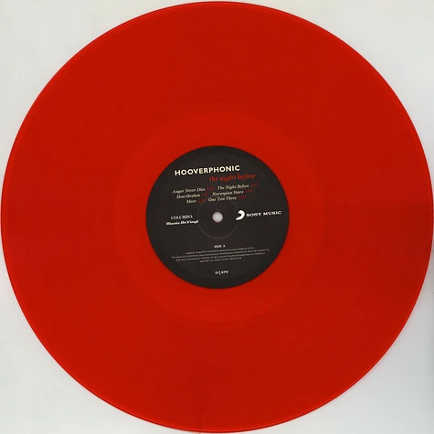 Hooverphonic - Night Before Colored Vinyl Edition