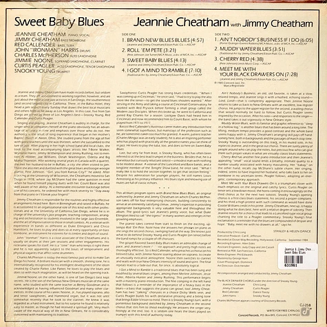 Jeannie & Jimmy Cheatham - Sweet Baby Blues