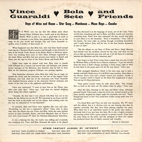 Vince Guaraldi, Bola Sete - Vince Guaraldi \ Bola Sete \ And Friends