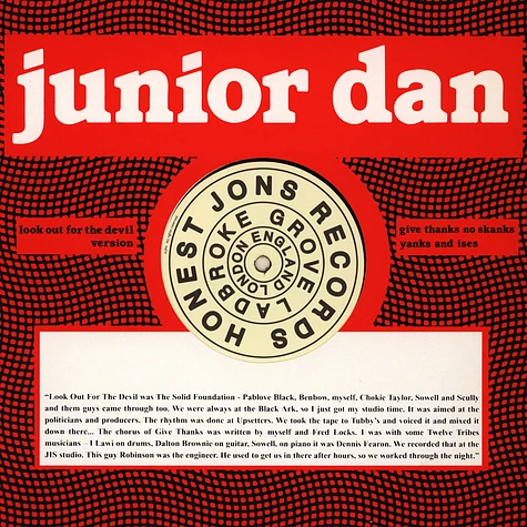 Junior Dan - Look Out For The Devil