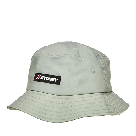 Stüssy - Nylon Rubber Patch Bucket Hat