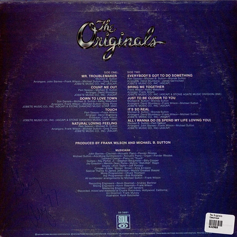 The Originals - Communique