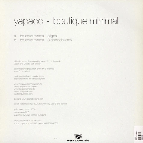 Yapacc - Boutique Minimal