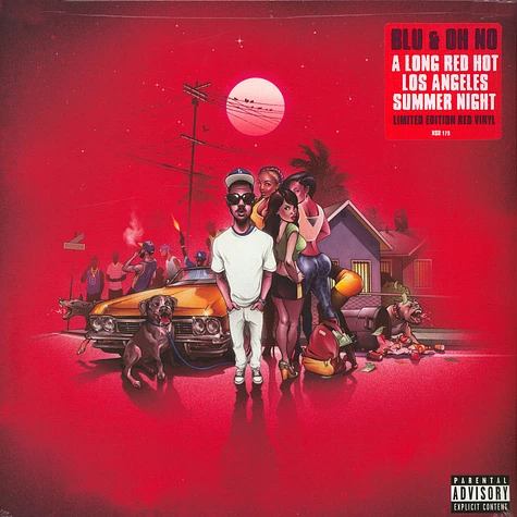 Blu & Oh No - A Long Red Hot Los Angeles Summer Night Red Vinyl Edition