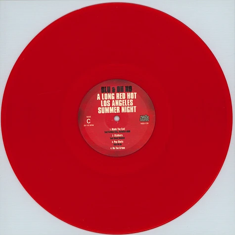 Blu & Oh No - A Long Red Hot Los Angeles Summer Night Red Vinyl Edition