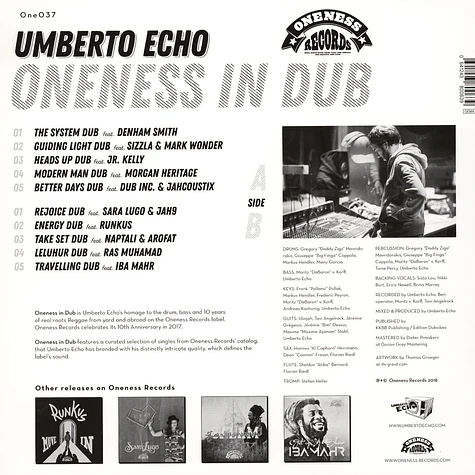 Umberto Echo - Oneness In Dub