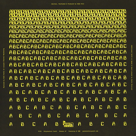 Gabe Knox - ABC Yellow Vinyl Edition