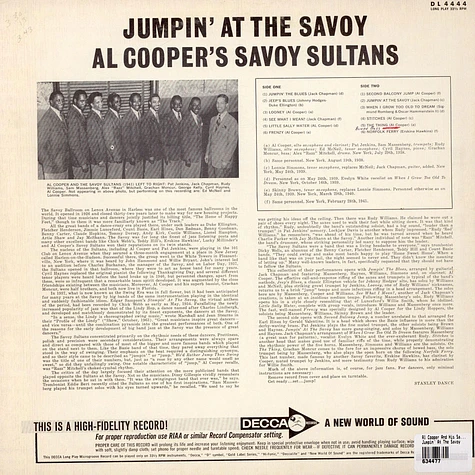 Al Cooper And His Savoy Sultans - Jumpin' At The Savoy