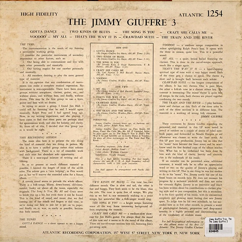 The Jimmy Giuffre Trio - The Jimmy Giuffre 3