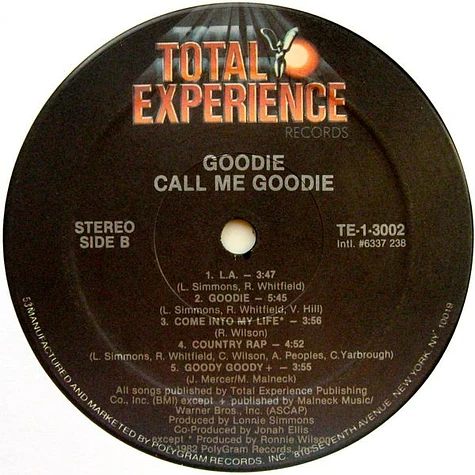 Goodie - Call Me Goodie