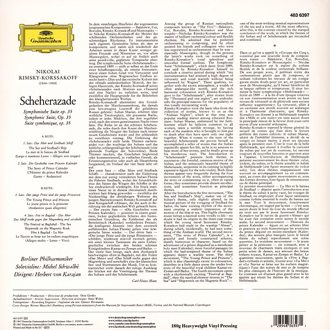 Karajan / Berliner Philharmoniker - Rimski-Korsakow: Scheherazade