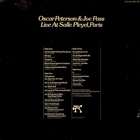 Oscar Peterson / Joe Pass - Live At Salle Pleyel, Paris
