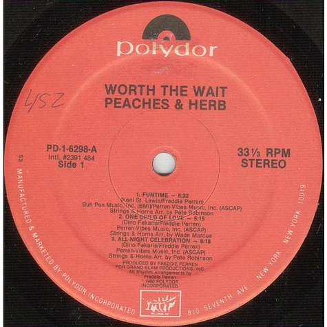 Peaches & Herb - Worth The Wait