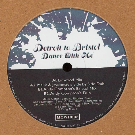 Detroit To Bristol (Javonntte, Malik Alston, Andy Compton) - Dance With Me