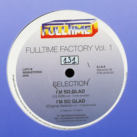 Rainbowteam / Selection - Fulltime Factory Volume 1 Black Vinyl Edition