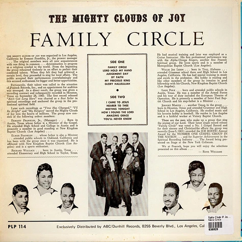 The Mighty Clouds Of Joy - Family Circle