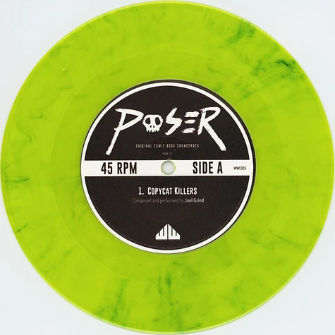 Poser - Issue 3 Book & OST by Joel Grind Yellow & Green Vinyl Edition