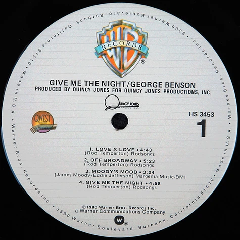George Benson - Give Me The Night