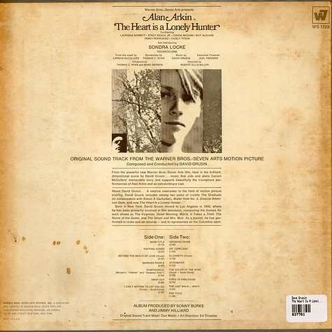 Dave Grusin - The Heart Is A Lonely Hunter: The Original Motion Picture Sound Track