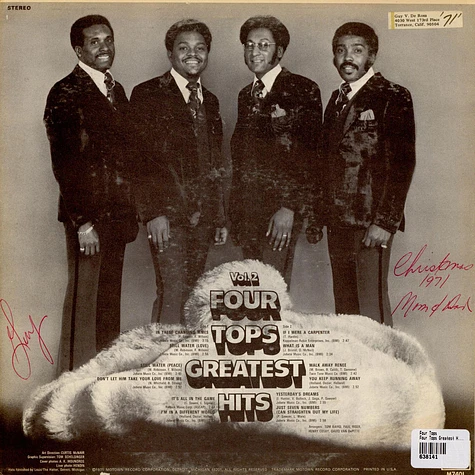 Four Tops - Four Tops Greatest Hits Vol. 2