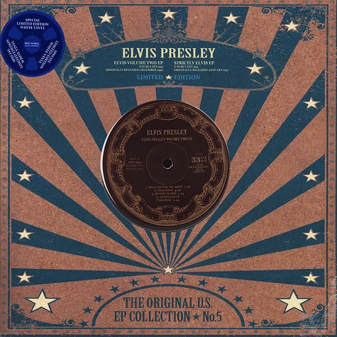 Elvis Presley - US EP Collection Volume 5 White Vinyl Edition