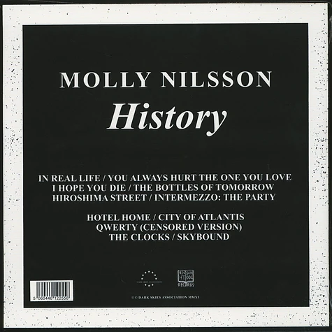 Molly Nilsson - History Colored Vinyl Edition