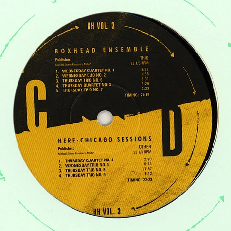 Boxhead Ensemble - Here: Chicago Sessions
