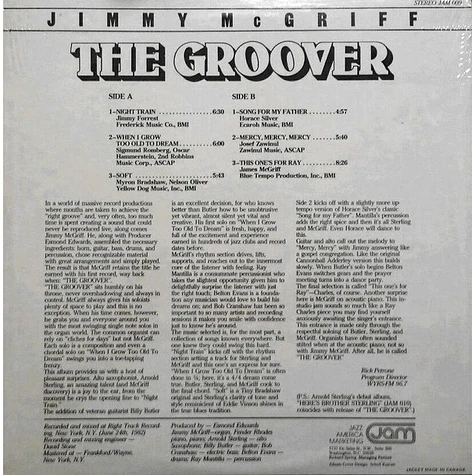 Jimmy McGriff - The Groover