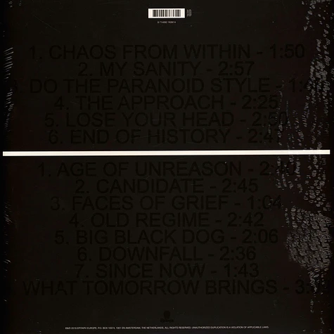 Bad Religion - Age Of Unreason Black Vinyl Edition