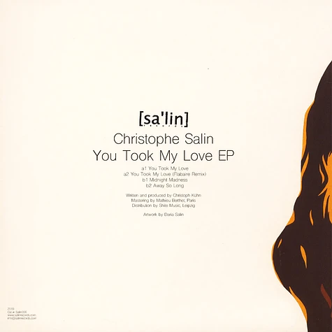 Christophe Salin - You Took My Love EP