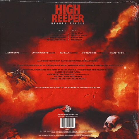 High Reeper - Higher Reeper Black Vinyl Edition