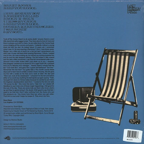 Brant Bjork - Keep Your Cool Marbled Vinyl Edition