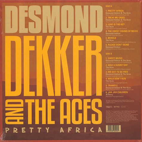 Desmond Dekker & The Aces - Pretty Africa Record Store Day 2019 Edition