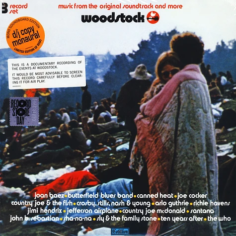 V.A. - Woodstock: Music From The Original Soundtrack And More, Vol. 1 Record Store Day 2019 Edition