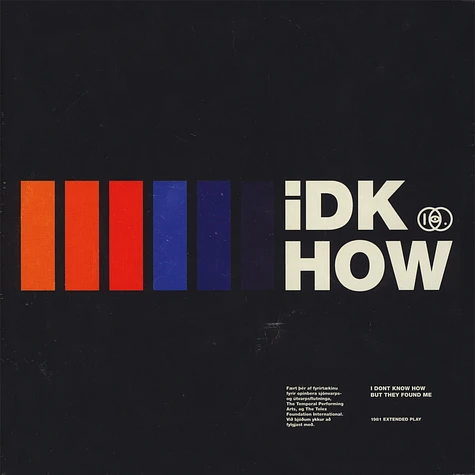 I Don't Know How But They Found Me - 1981 Extended Play Colored Vinyl Record Store Day 2019 Edition