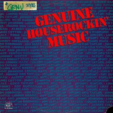 V.A. - Genuine Houserockin' Music