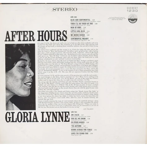 Gloria Lynne - After Hours