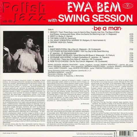 Ewa Bem With Swing Session - Be A Man