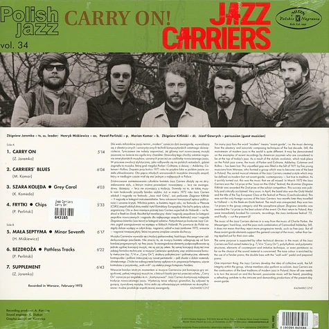 Jazz Carriers - Carry On!
