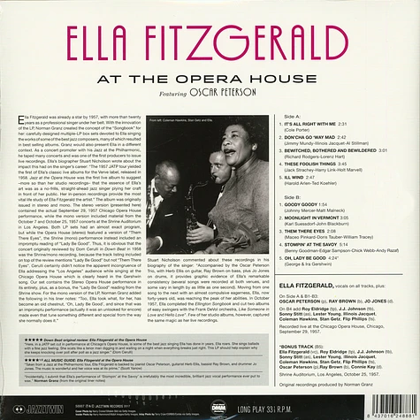 Ella Fitzgerald - At The Opera House