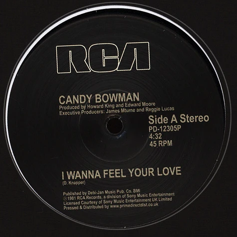 Candy Bowman - I Wanna Feel Your Love / Since I Found You (Love Is Better Than Ever) Record Store Day 2019 Edition