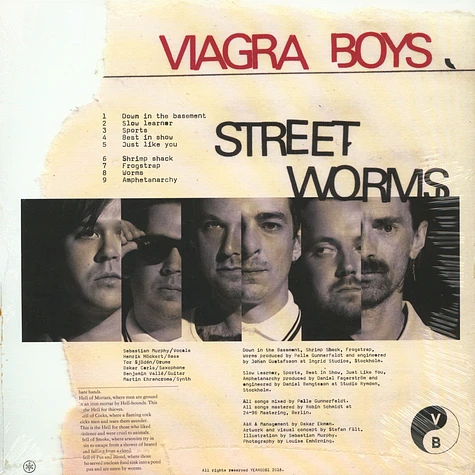 Viagra Boys - Street Worms Clear Vinyl Edition